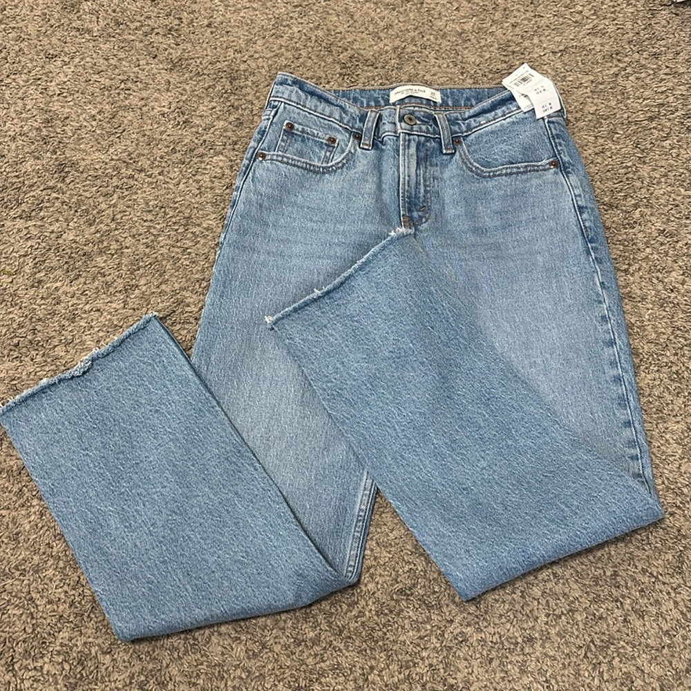 90s straight mid rise jeans